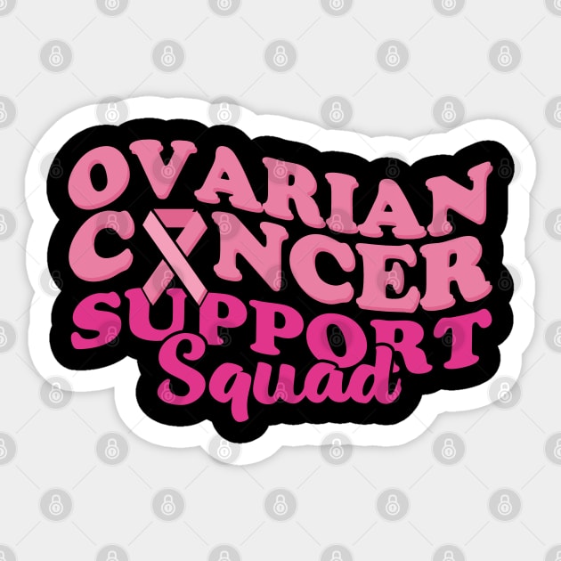 Ovarian Cancer Supports Sticker by Swot Tren